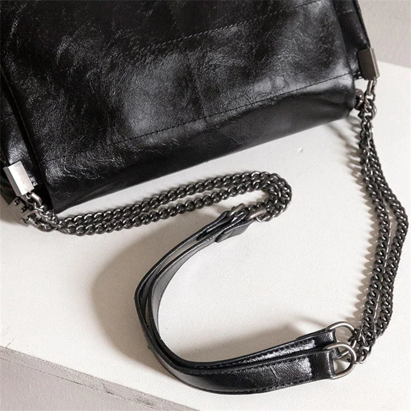 Large PU Leather Shoulder Bag for Women