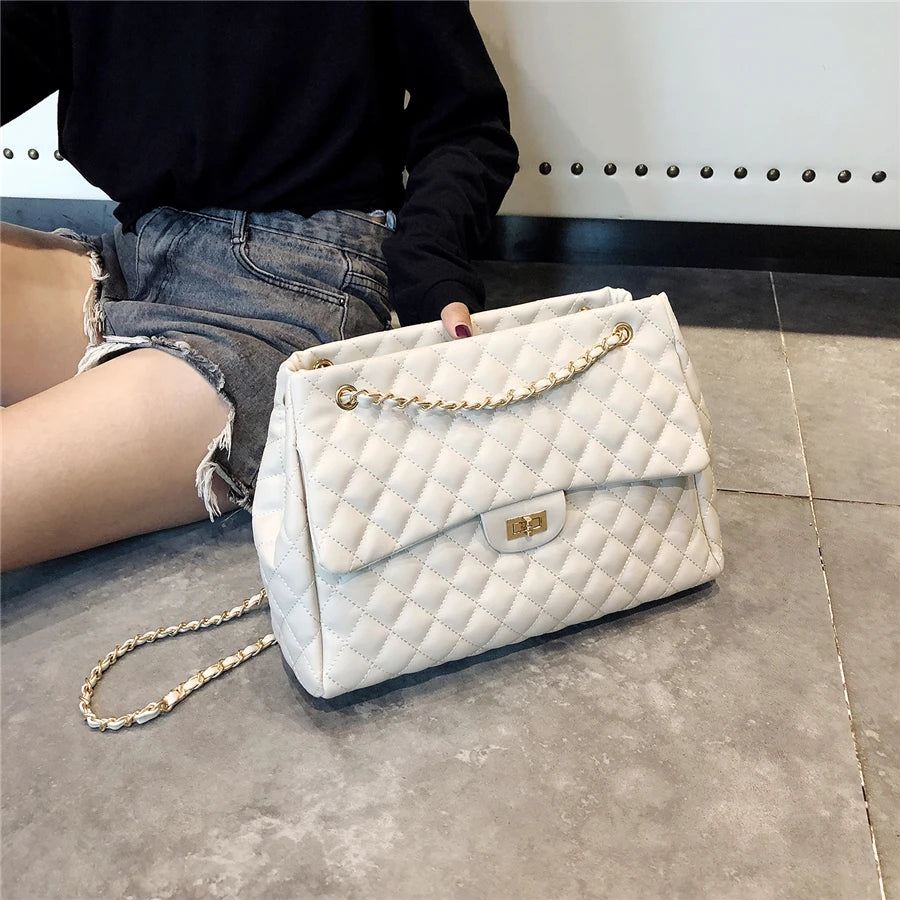 Large Capacity Crossbody Bag Women Pu Leather Shoulder Bag