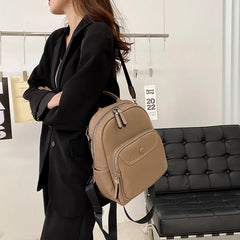 Women Small PU Leather Backpacks Ladies Shoulder Travel Bag Casual School Bags