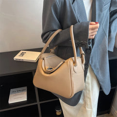 Women Small Pu Leather Shoulder Saddle Crossbody Bag Handbag
