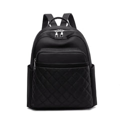 Waterproof Mini Backpack for Women Solid Color Travel Bag