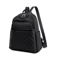Waterproof Mini Backpack for Women Solid Color Travel Bag