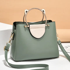High Women's Bucket Bag Shoulder Handbag