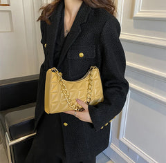 Plaid PU Leather Handbag for Women