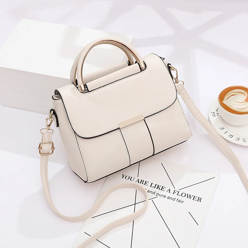 Women's One Shoulder Bag Large Capacity PU Leather Ladies Handbags