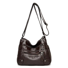 Women's Soft Leather Shoulder Bag Crossbody Handbag Purse