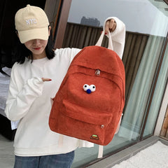 Girls' Corduroy High School Backpack