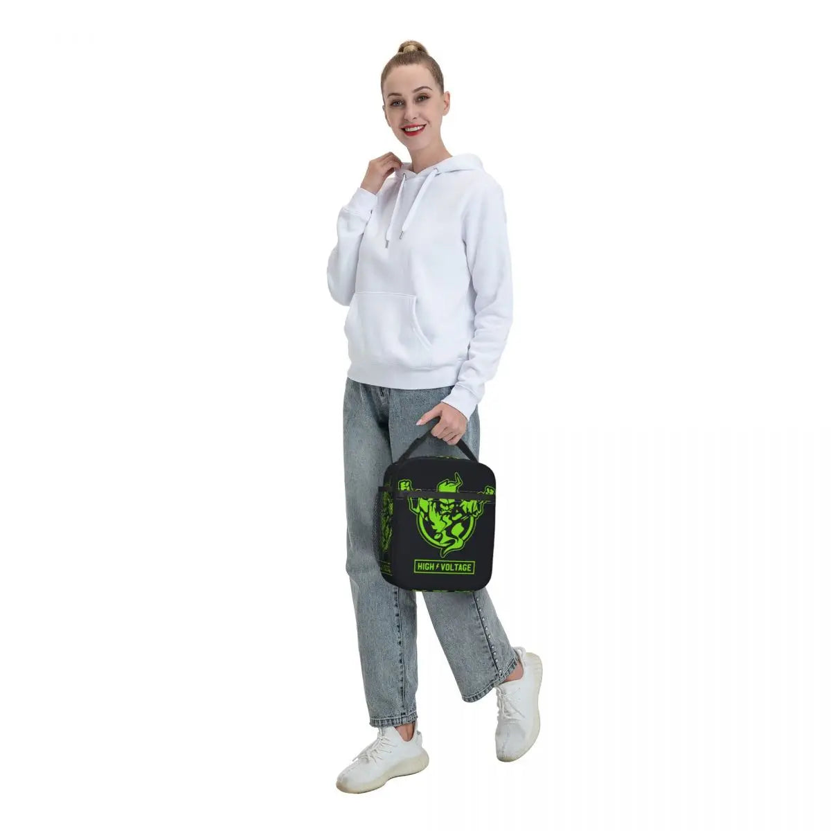 High Voltage Thunderdome Insulated Lunch Bag for Women
