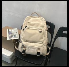 High-capacity Tooling Ins Women's Backpack for Girls Boys High School Bags for T