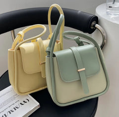 Women's Summer Crossbody Bag Texture Commuter Bucket Bag