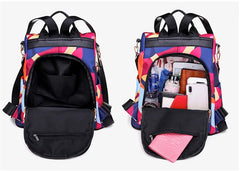 Waterproof Travel Women Bag - Anti-theft Backpack