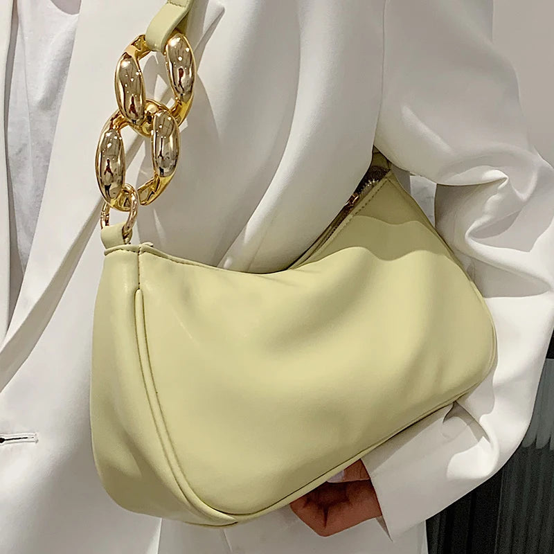 High-end Western Style Wild Summer Underarm Bag One-shoulder Women's Large-capac
