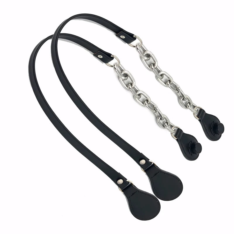 Silver Aluminum Superfiber Handle for O Bag Handbag