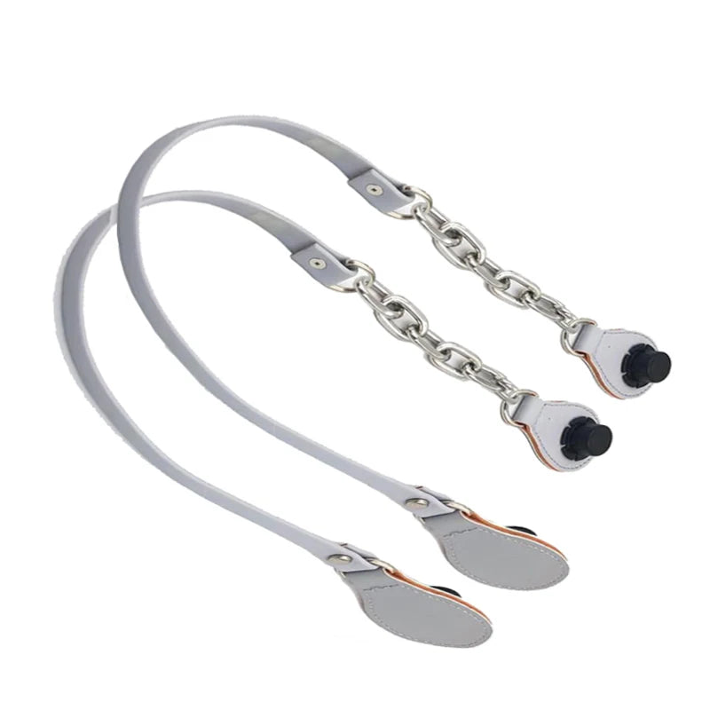 Silver Aluminum Superfiber Handle for O Bag Handbag