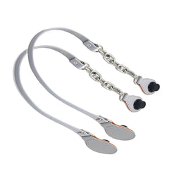 Silver Aluminum Superfiber Handle for O Bag Handbag