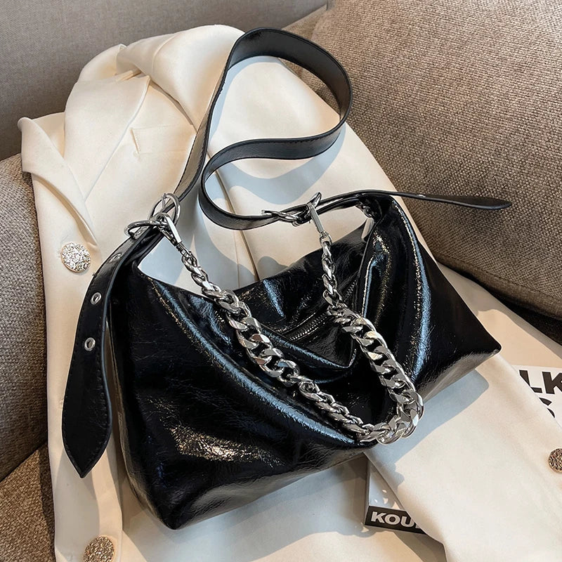 High-grade Large Capacity Crossbody Chain Shoulder Bag