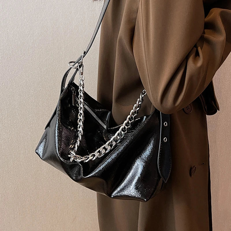 High-grade Large Capacity Crossbody Chain Shoulder Bag