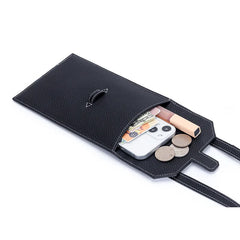 Women's Leather Phone Bag - High-Grade Material