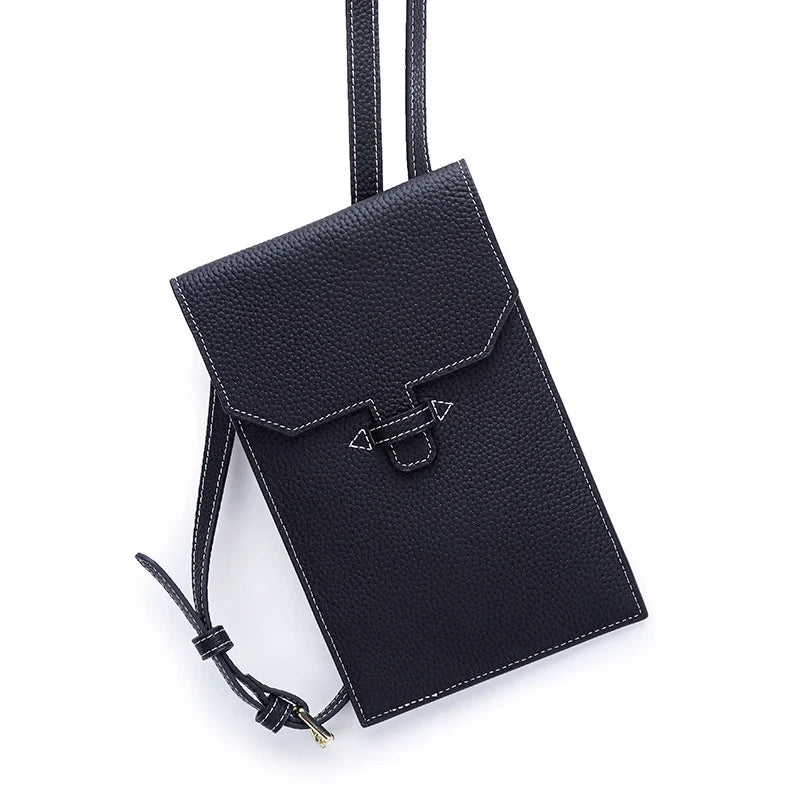 Women's Leather Phone Bag - High-Grade Material