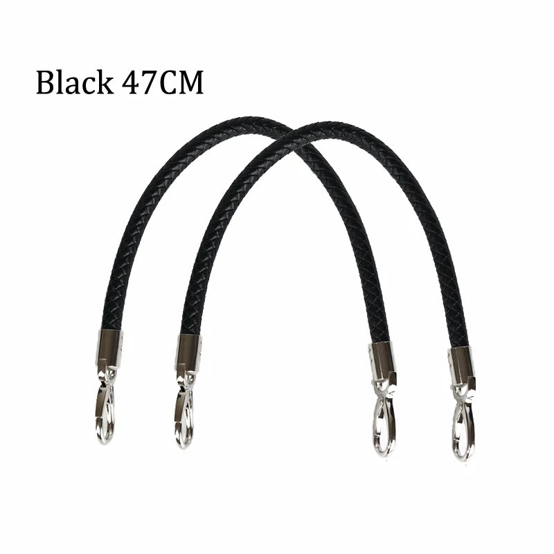 High Round Faux Leather Handles for O Bag Handbag