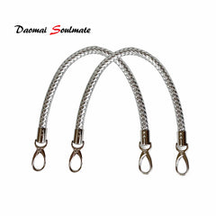 High Round Faux Leather Handles for O Bag Handbag