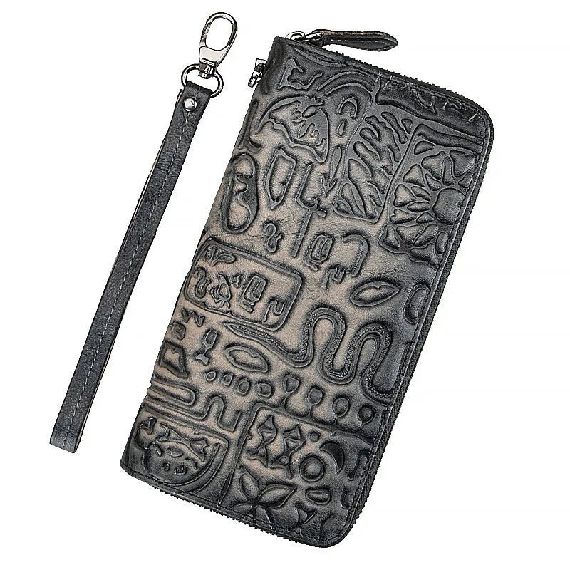 Leather Women Wallet Long Clutch Bags Rfid Blocking Wallet Ladies Wallet