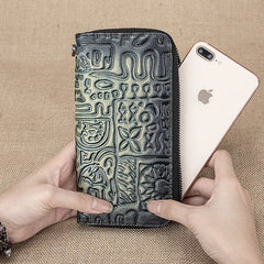Leather Women Wallet Long Clutch Bags Rfid Blocking Wallet Ladies Wallet