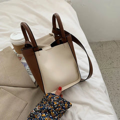 Women's Retro One-shoulder Bucket Bag Messenger Bag