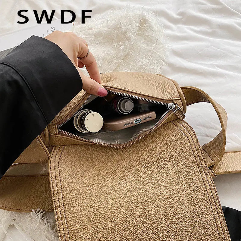 High Leather Female Bag Underarm Shoulder Bags Crossbody Bags For Women