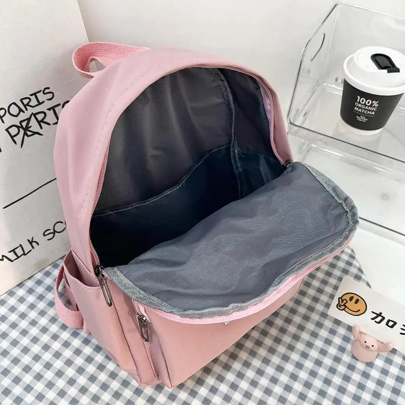 Nylon Women Backpack Waterproof Large School Bag Girls Travel Bags