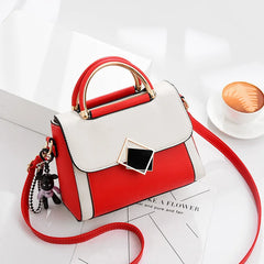 Messenger Women's Bag Summer Shoulder Bag Contrast Versatile Handbag