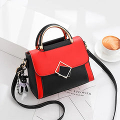 Messenger Women's Bag Summer Shoulder Bag Contrast Versatile Handbag