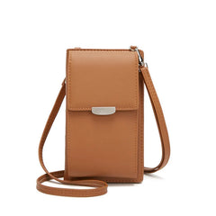 Women's Mini Shoulder Bag Multi-functional Leather Clutch Handbag