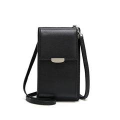 Women's Mini Shoulder Bag Multi-functional Leather Clutch Handbag