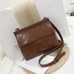 Large Capacity Leather Women's Messenger Bag