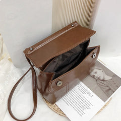 Large Capacity Leather Women's Messenger Bag