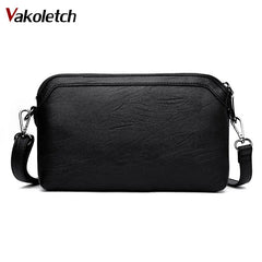 Soft PU Women's Shoulder Bag Crossbody Clutches Handbags Messenger Bag