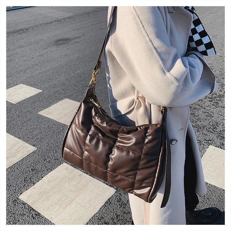 Retro Shoulder Bag Autumn Winter Women Tote Bag