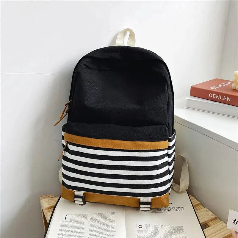 Printed College Wind Backpack for Middle School Students