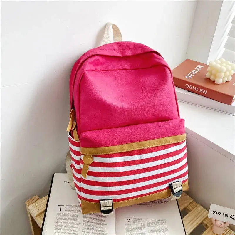 Printed College Wind Backpack for Middle School Students