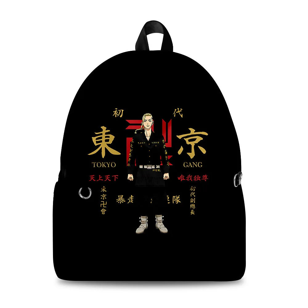 Hip Hop Anime Tokyo Revengers School Bags Boys Girls Mini Travel Bags 3D Print