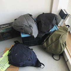 Hip-Hop Tooling Messenger Bag Large-Capacity Chest Bag