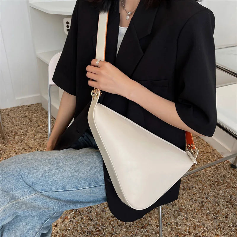 Hip Hop Triangular Shoulder Bag Tote for Women