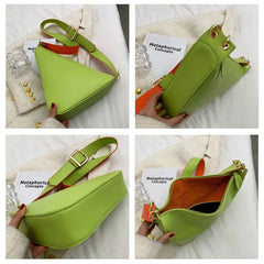 Hip Hop Triangular Shoulder Bag Tote for Women
