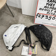 Hip Hop Waist Bags Checkerboard Grid Fanny Pack And Phone Pack