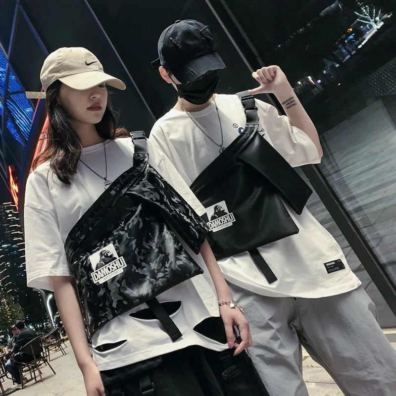 Hip-hop Streetwear Tactical Chest Bag Men Waist Pack