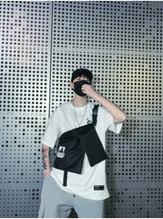 Hip-hop Streetwear Tactical Chest Bag Men Waist Pack