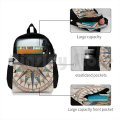 1543 Historical Compass Outdoor Hiking Backpack Riding Climbing Sports Bag