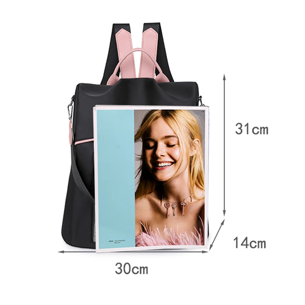 Preppy Style Backpack Women Casual Travel Handbags