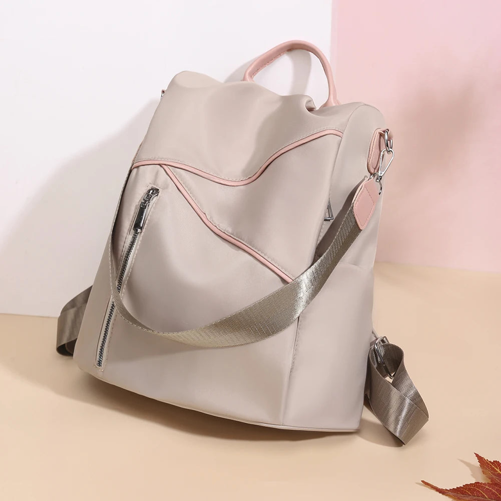 Preppy Style Backpack Women Casual Travel Handbags